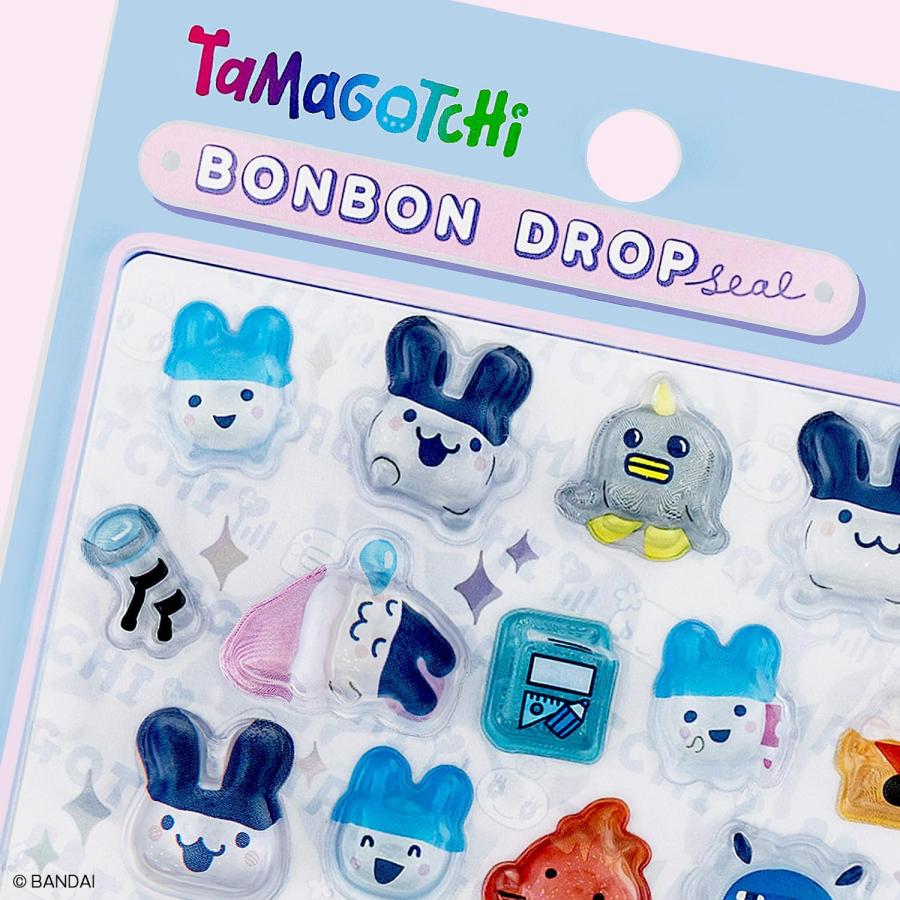 サンスター文具 新品 たまごっち グッズ シール ボンボンドロップ
