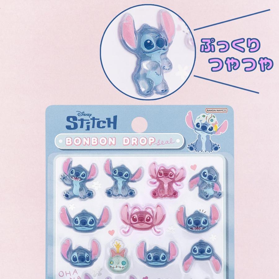 サンスター文具 新品 ディズニー シール 立体 ボンボンドロップシール