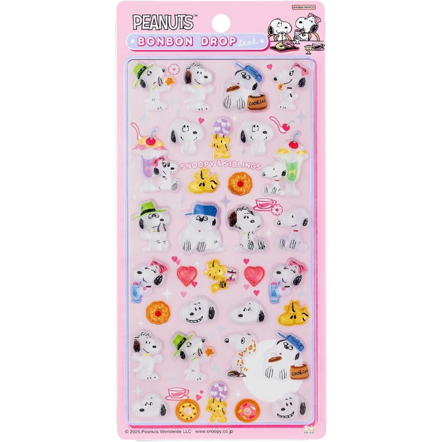 サンスター文具 新品 スヌーピー シール ボンボンドロップシール