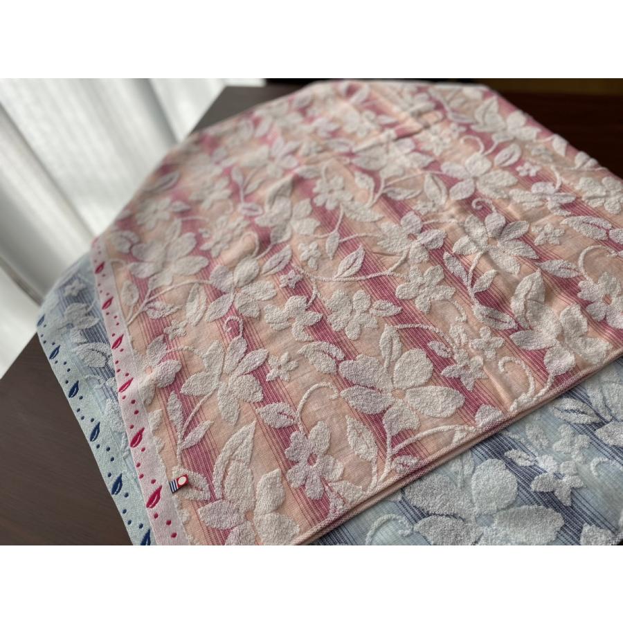 バスタオル 今治タオル グラデーションフラワー 2枚セット(ブルー1枚・ピンク1枚) 送料無料 | 今治タオル | 03