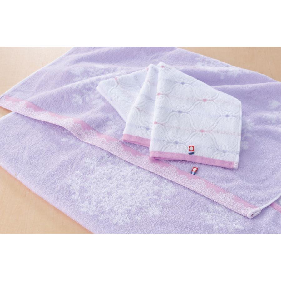 今治タオル ロマンローズチボリ タオルギフトセット（バスタオル+フェイス+ウォッシュ） RR-8404 送料無料(香典返し/内祝い/お返し/引き出物/祝い)