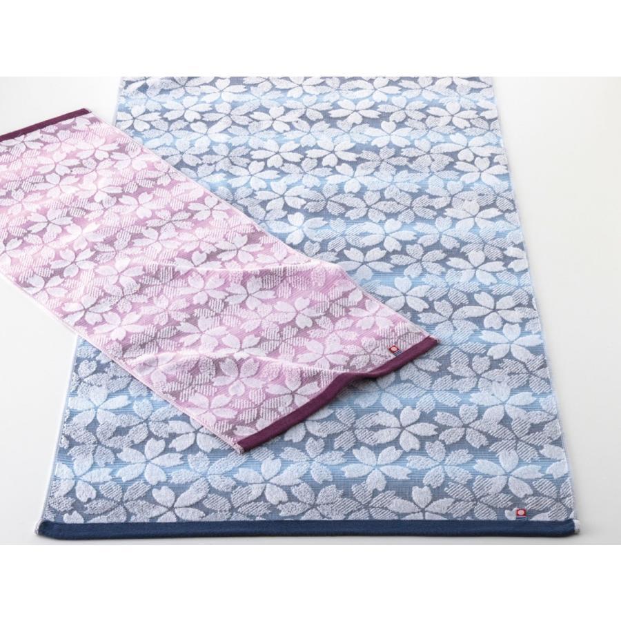 バスタオル 今治タオル 霞桜 2枚セット（エンジ1枚、ネイビー1枚） 今治タオルブランド認定品 送料無料 | 今治タオル | 03