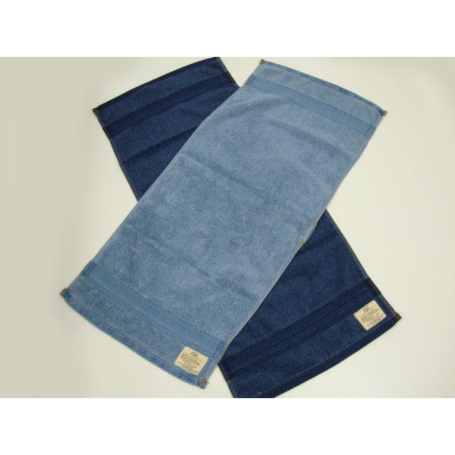 タオル フェイスタオル インディゴ デニム 藍染 おしゃれ 厚地