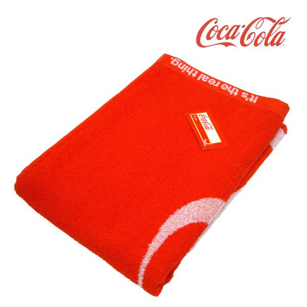 Coca Cola（コカコーラ） バスタオル レジャー用 ジャガード織 ビーチ