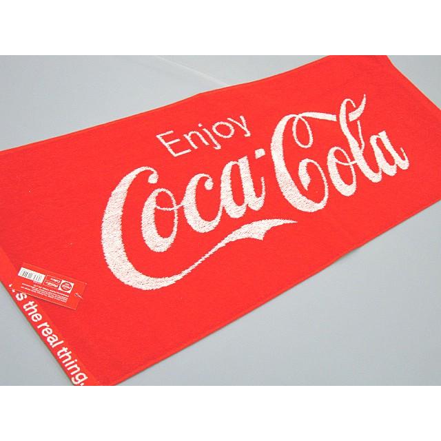 コカ コーラ ロゴ入り フェイスタオル Coca Ft タオル工房ふれんず 通販 Yahoo ショッピング