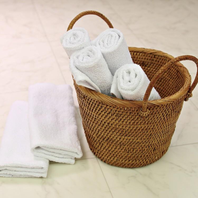 業務用タオル 白タオル 140匁平地付 60枚セット ダスター ウエス 介護