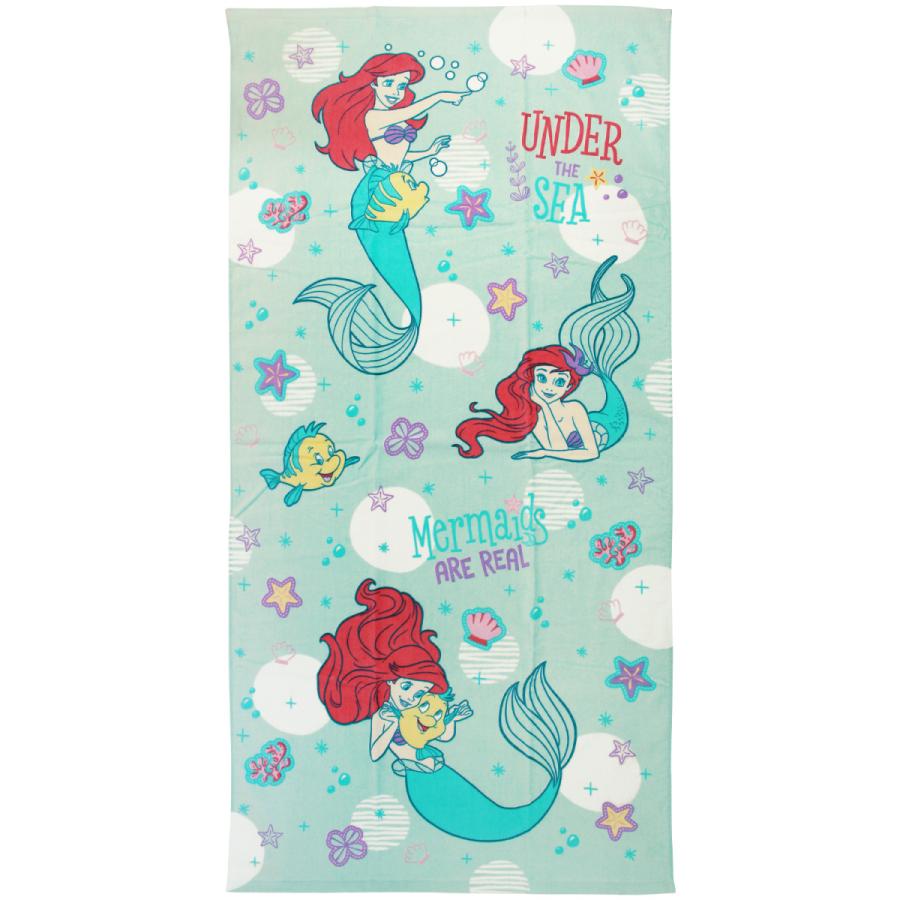 大判バスタオル ディズニー レッツプレイ アリエル 約70 140cm Lk いおりいちふ 通販 Yahoo ショッピング