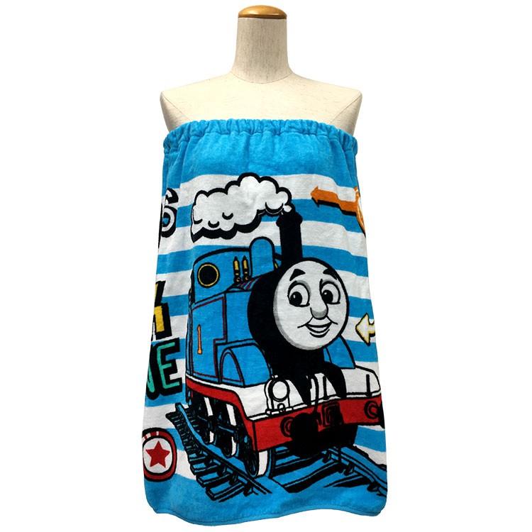 ラップタオル 巻きタオル マキタオル 60cm丈 子供 きかんしゃトーマス ファーストエンジン 水泳用品 プール バスタオル ワンピース 約60 115cm Mh いおりいちふ 通販 Yahoo ショッピング