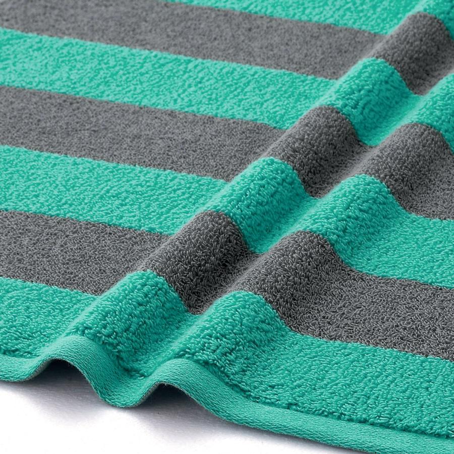 タオル美術館 タオル 名入れ 刺繍 MiRAi ボーダー バスタオル