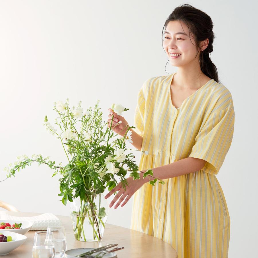 タオル美術館 cococi ワンピース 前ボタン エミリー ガーゼ パジャマ