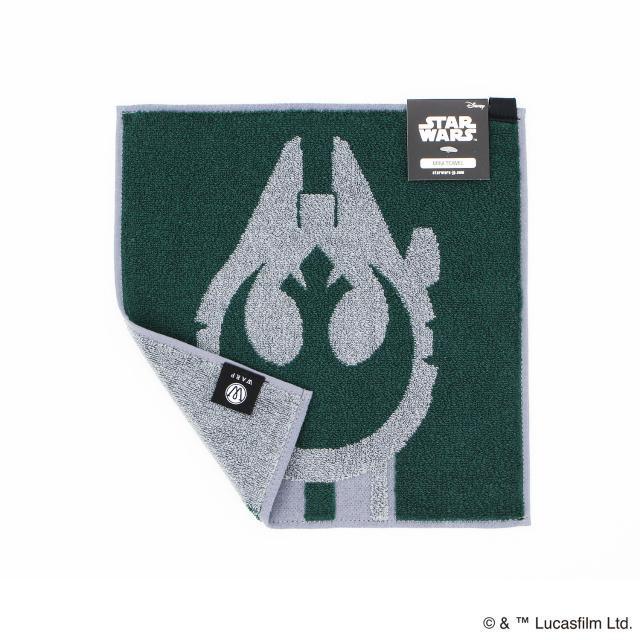 ミニタオル 名入れ 刺繍 WARP STAR WARS スターウォーズ ミニタオル +4 「ミレニアム・ファルコン」 ギフト プレゼント お祝い 贈り物 タオル美術館 公式｜towelmuseum｜02