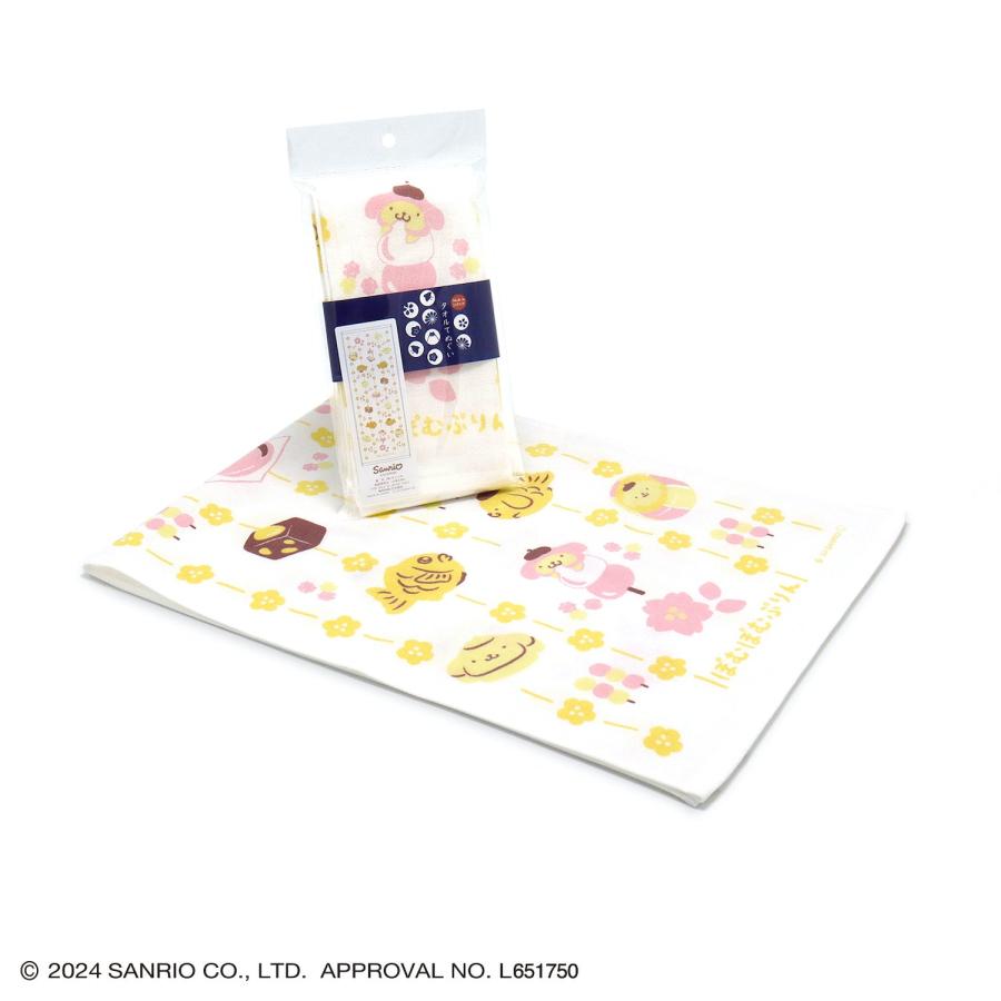 タオル手ぬぐい（パッケージ入り） Sanrio characters 和菓子 ギフト