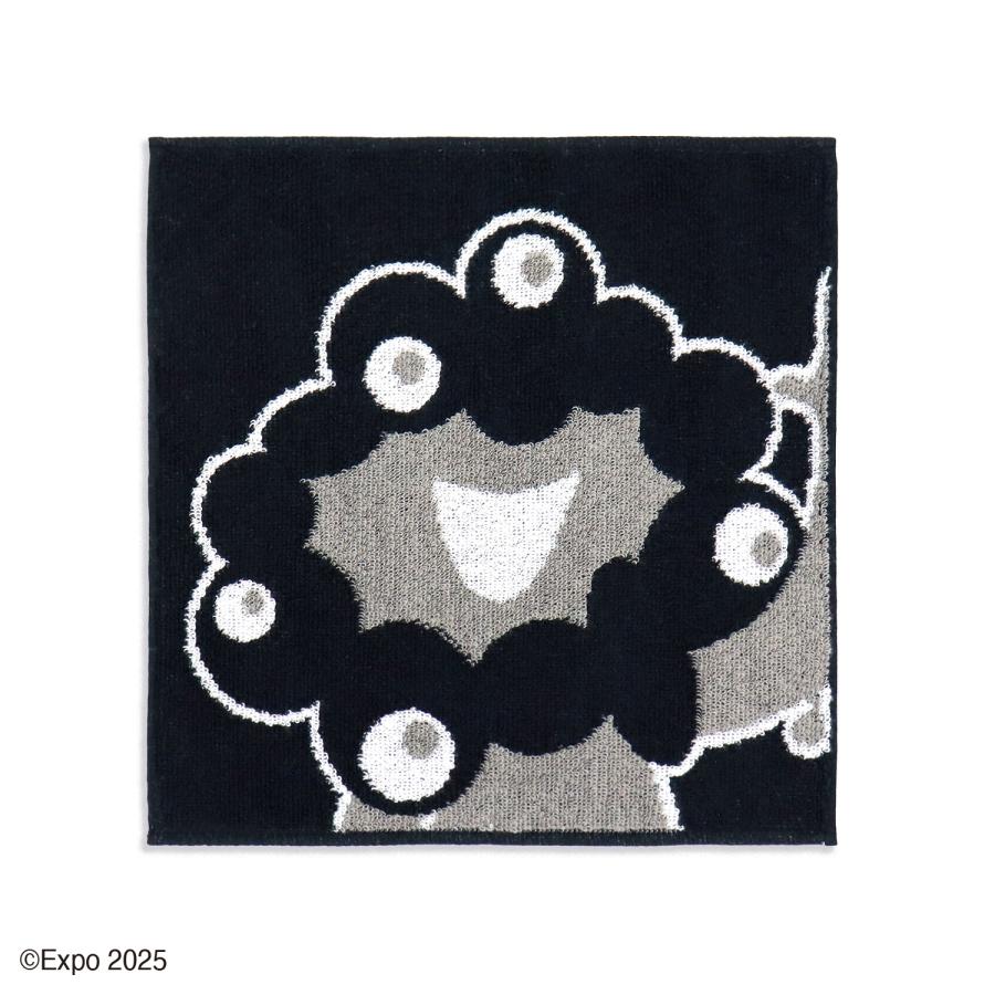 タオル 名入れ 刺繍 2025大阪・関西万博 モノクロミャクミャク6 タオル