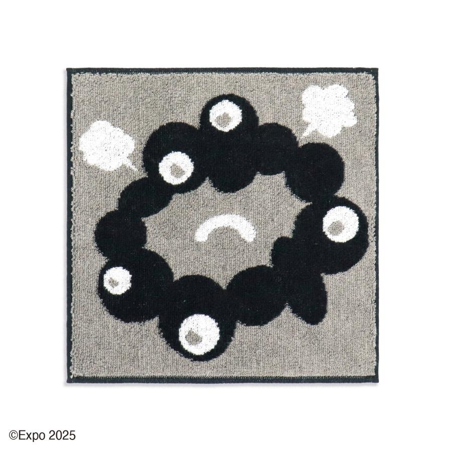 タオル 名入れ 刺繍 2025大阪・関西万博 モノクロミャクミャク9 タオル
