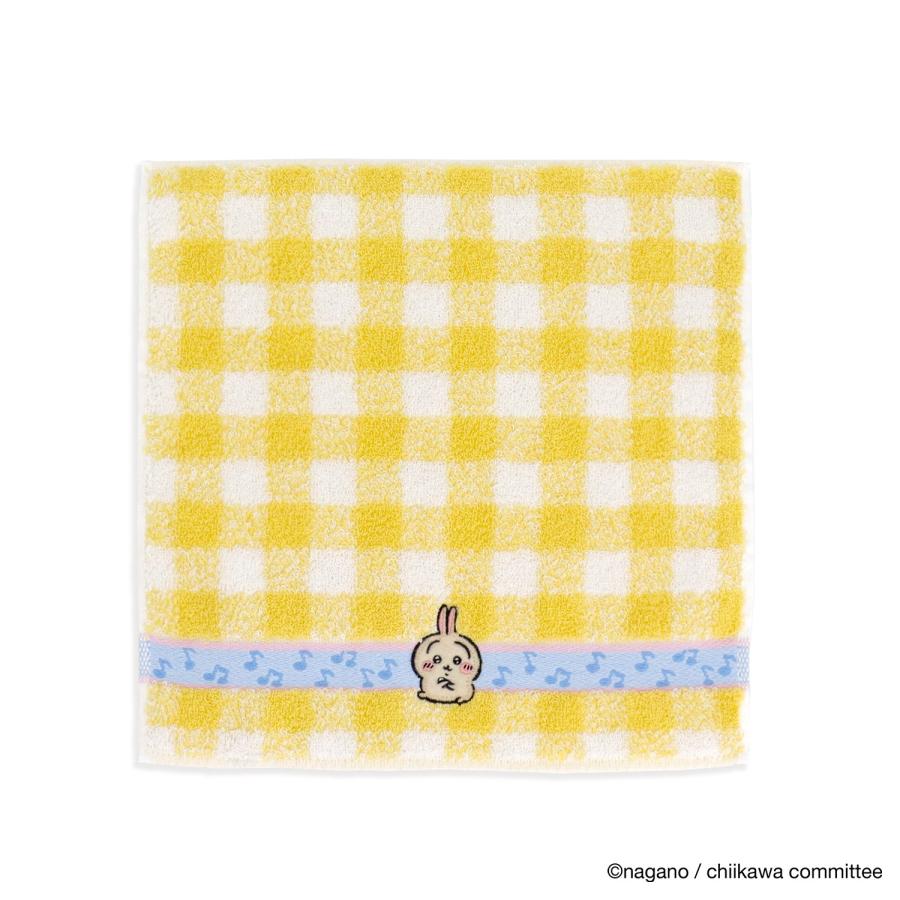 手刺繍入ちっちゃな タオルハンカチ【黄色いお花】 タオルハンカチ タオル 名入れ 刺繍 ちいかわ 音符 ギフト プレゼント