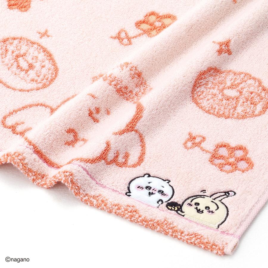 ちいかわ タオルハンカチ ドーナツ食べよ 名入れ 刺繍 ギフト 贈り物
