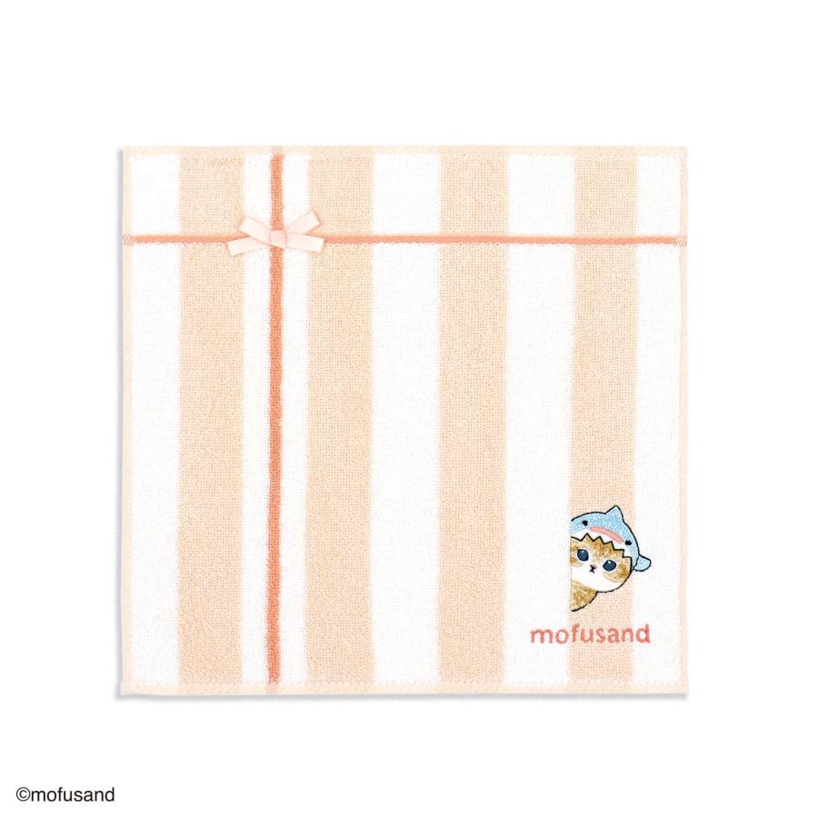 タオル 名入れ 刺繍 mofusand じっ タオルハンカチ ギフト プレゼント