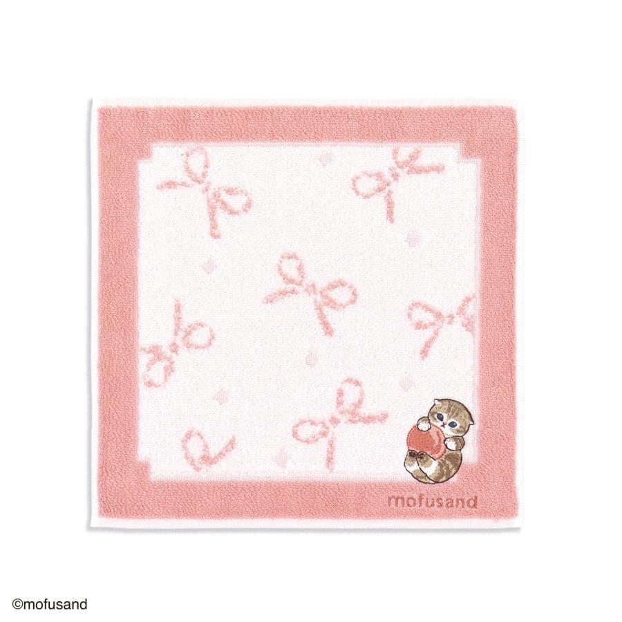 タオルハンカチ タオル 名入れ 刺繍 mofusand フルーツにゃん ギフト