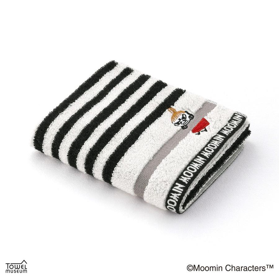 MOOMIN（ムーミン） フェイスタオル リトルミイ ボーダーII 名入れ