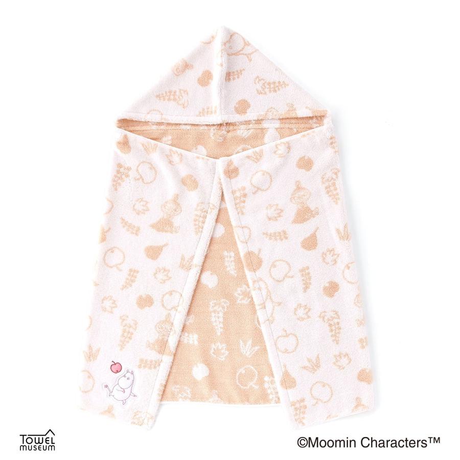 ムーミンのお皿とバスタオル ムーミン』フラワーピクニック フード付きバスタオル&スタイB