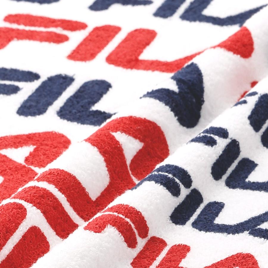 FILA（フィラ） スポーツ タオル 名入れ 刺繍 パターンロゴ タオル