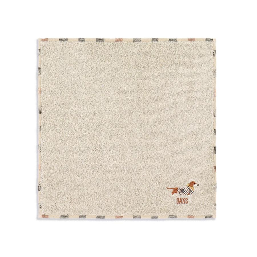 DAKS（ダックス） タオル 名入れ 刺繍 ハウスチェックドッグ タオル