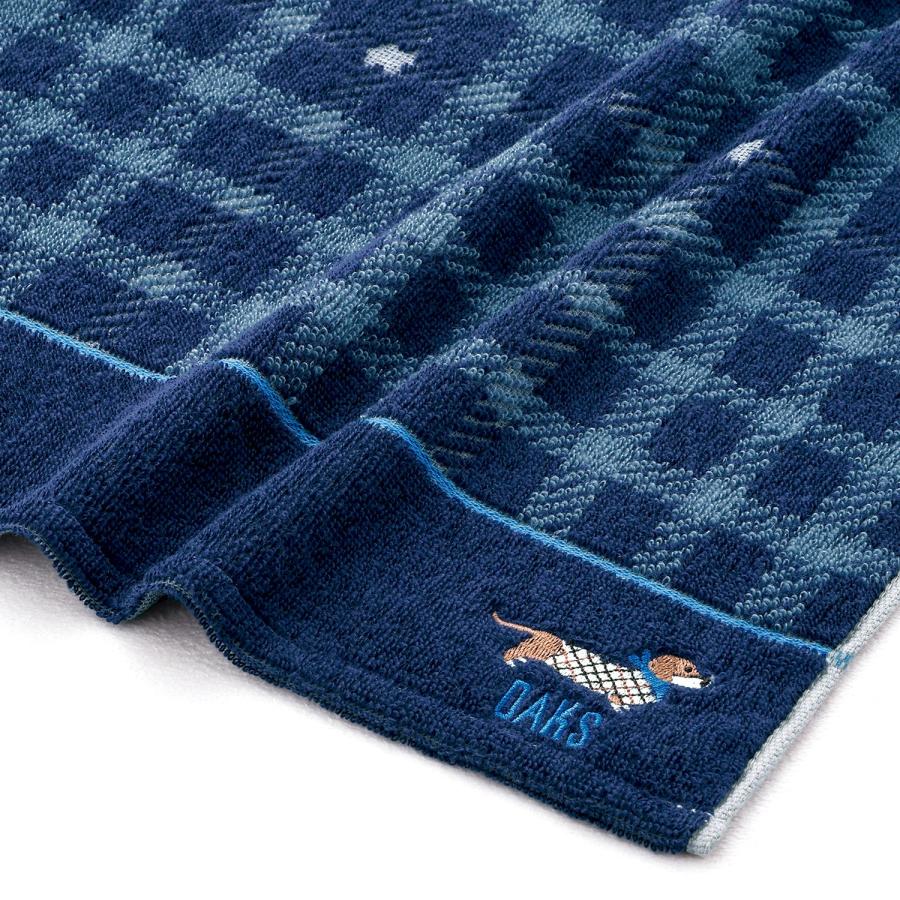 DAKS（ダックス） バスタオル ハウスチェックダックス 名入れ 刺繍