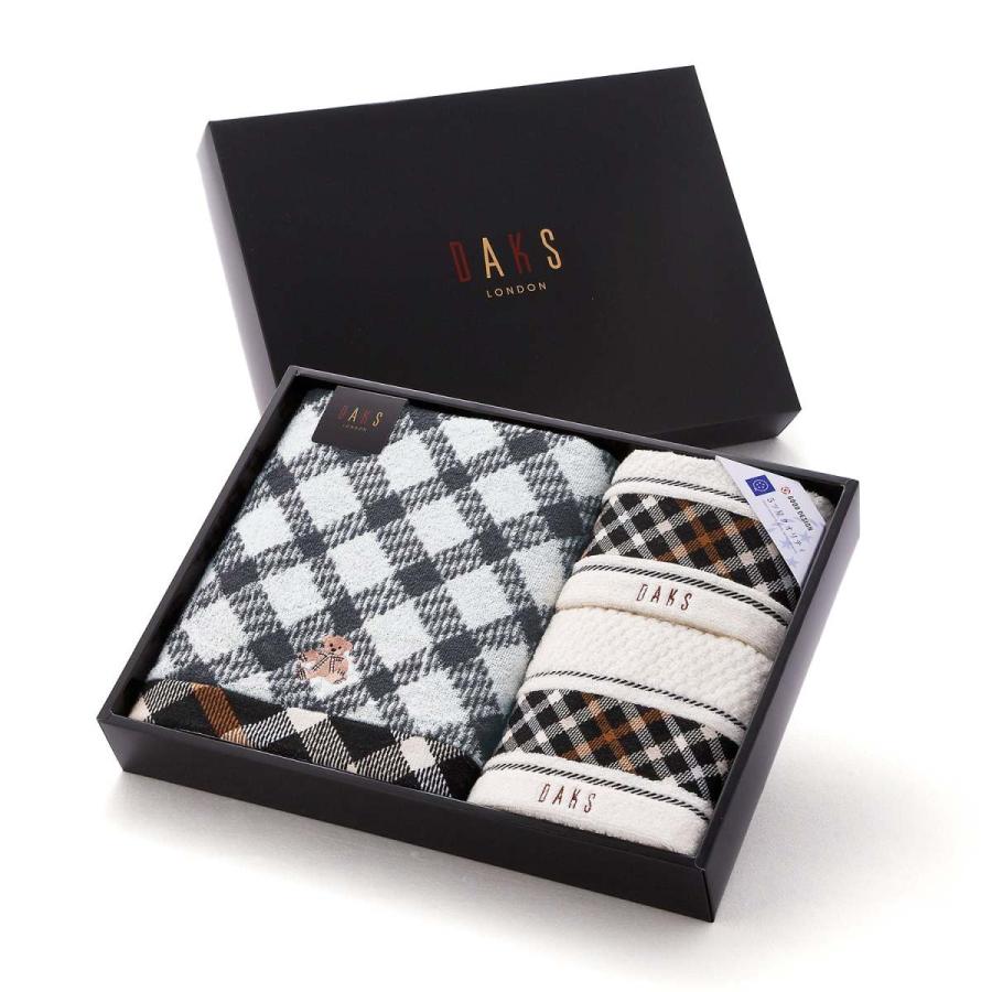 DAKS（ダックス） SALE DAKS ブラックハウスチェック タオルギフト