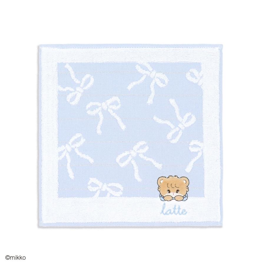 Lil ala mode タオルハンカチ リボンリボン 名入れ 刺繍 プチギフト