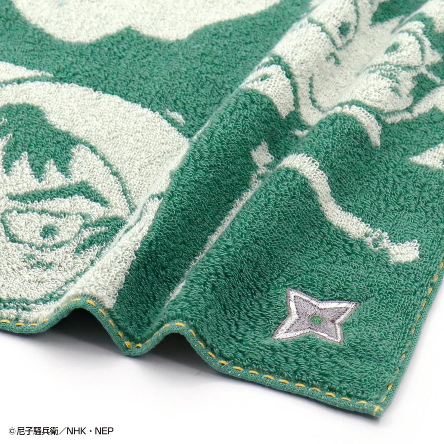 忍たま乱太郎 タオルハンカチ タオル 名入れ 刺繍 六年は組 プチギフト