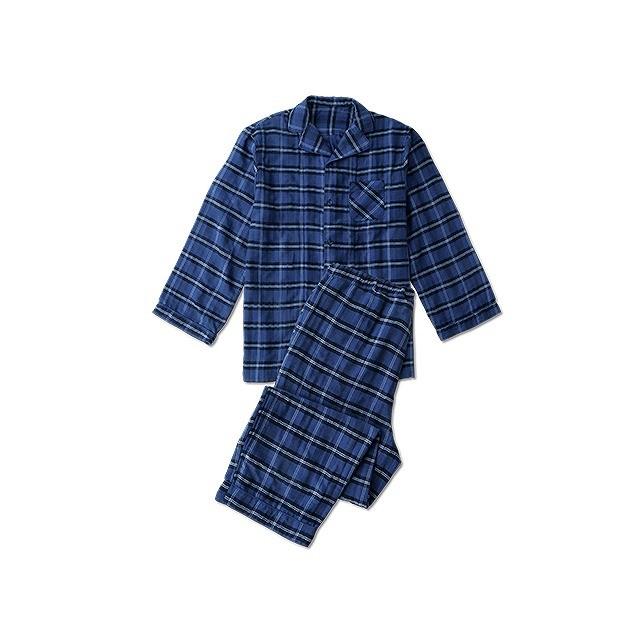 人気no 1 本体 パジャマ メンズ 冬 長袖 上下 前開き ルームウェア 紳士 男物 チェック M L Xl 出張 入院 旅行 メンズガーゼパジャマ 最先端 Atempletonphoto Com
