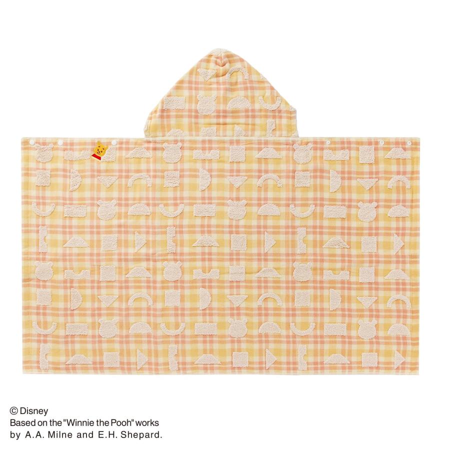 フード付バスタオル タオル 名入れ 刺繍 Disney KIDEA  ディズニー キディア ERABU ギフト プレゼント お祝い 贈り物 タオル美術館 公式 記念品 父の日の画像