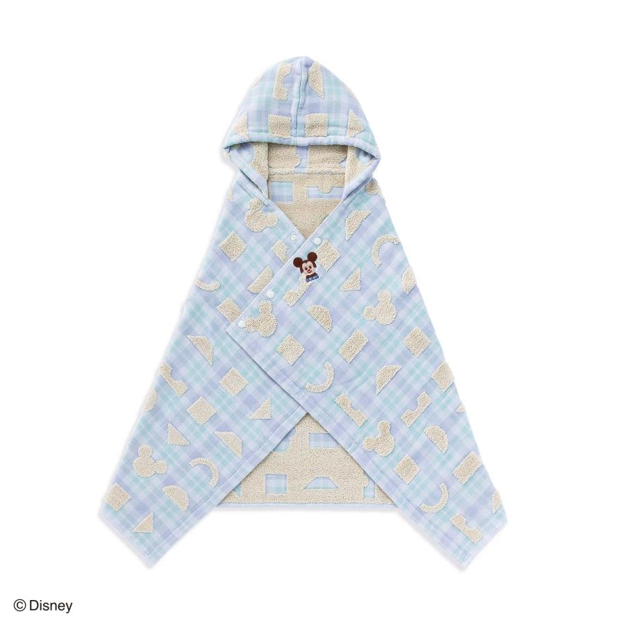 フード付バスタオル タオル 名入れ 刺繍 Disney KIDEA  ディズニー キディア ERABU ギフト プレゼント お祝い 贈り物 タオル美術館 公式 記念品 父の日の画像