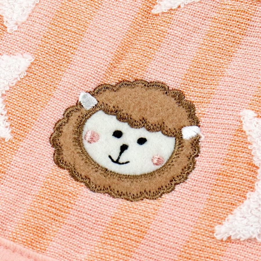 タオル美術館 TMOC スタイ もこもこフレンズ 名入れ 刺繍 ギフト