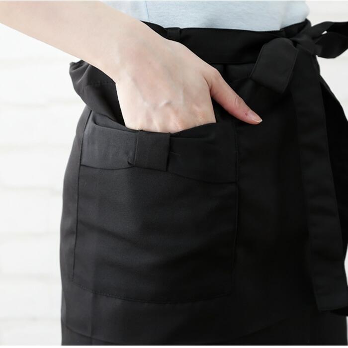 エプロン +550円で ネーム 刺繍 可 名入れ エプロン ショート サロンエプロン プレゼント 名前入り ショート エプロン おしゃれ 撥水 美容 カフェ サロン エステ |  | 07