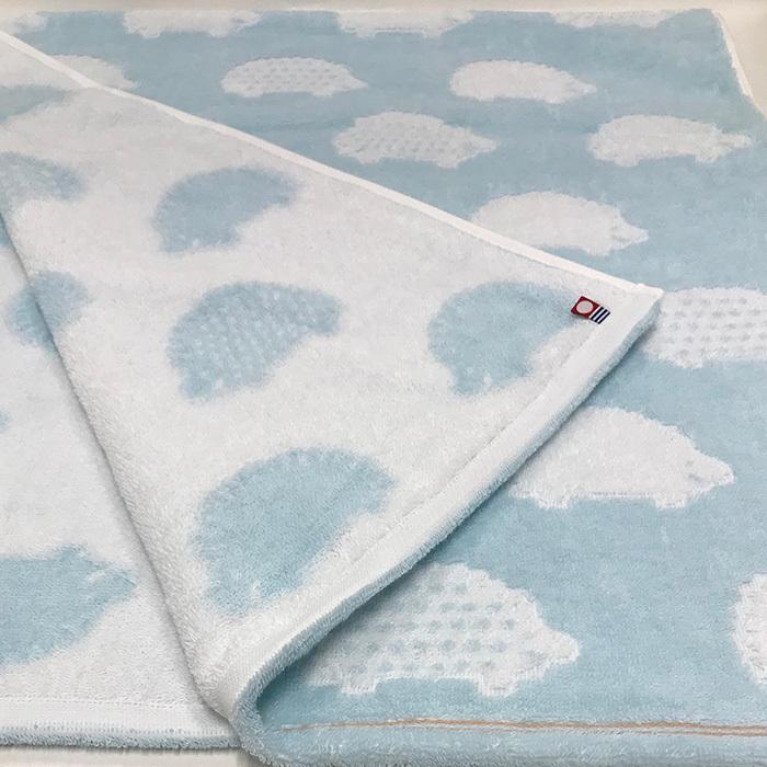 今治タオル（imabari towel） バスタオル かわいい ハリネズミ柄 3枚