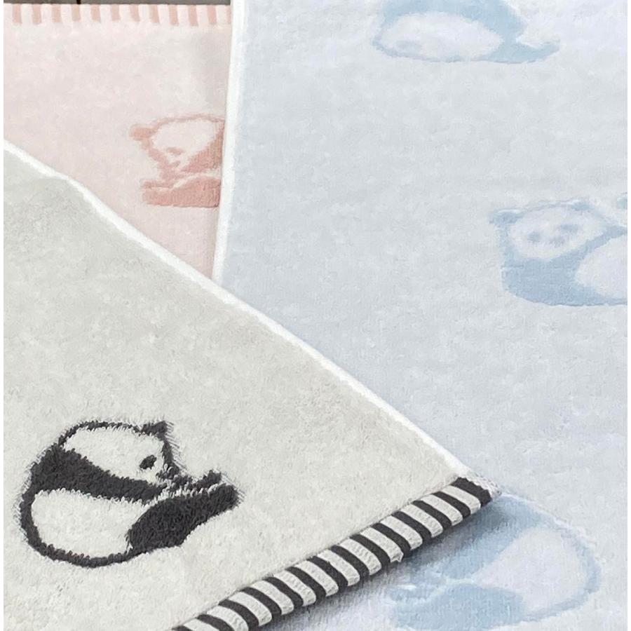 今治タオル（imabari towel） バスタオル 3枚組 パンダ柄 60x120cm