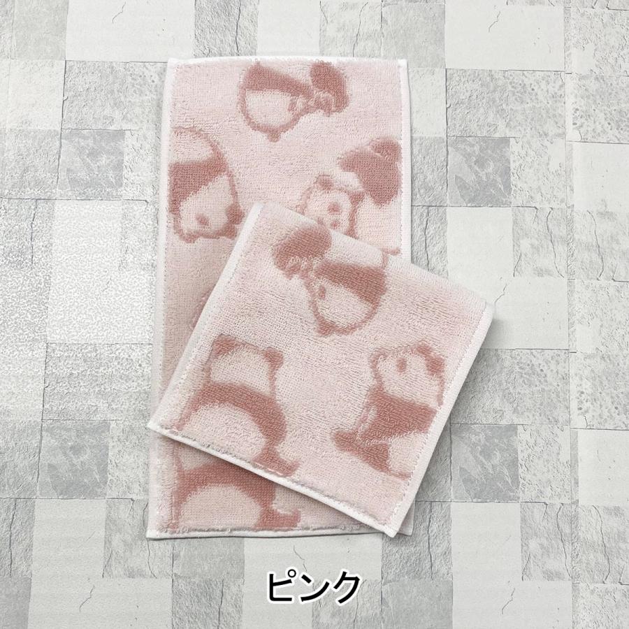 今治タオル（imabari towel） ハーフサイズ ハンカチ 3枚組 パンダ柄