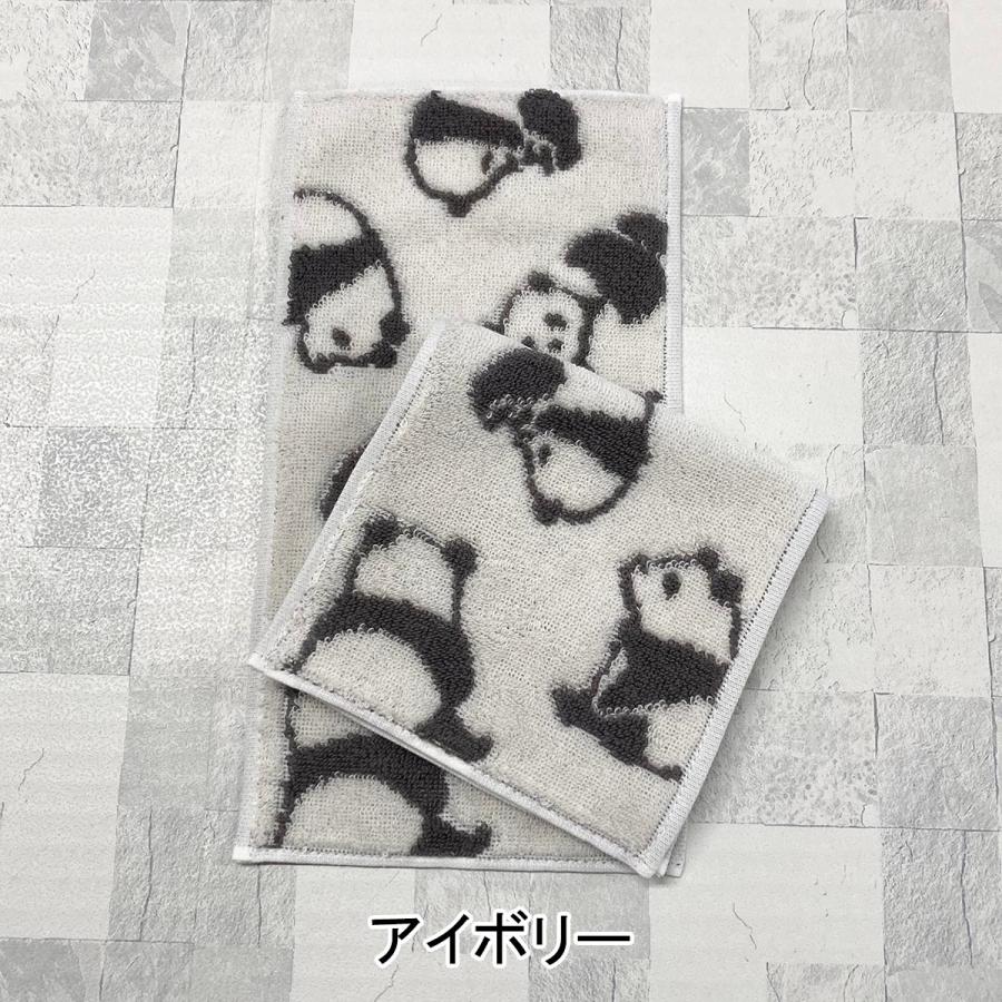 今治タオル（imabari towel） ハーフサイズ ハンカチ 3枚組 パンダ柄