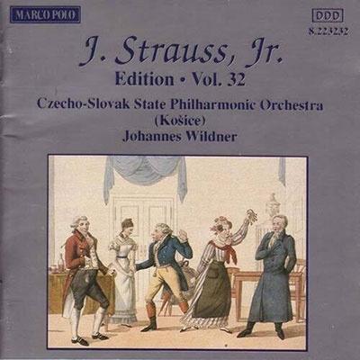 スロヴァキア国立コシツェ・フィルハーモニー管弦楽団 J. Strauss Jr. Edition Vol 32 / Johannes Wildner, et al CD-R | 