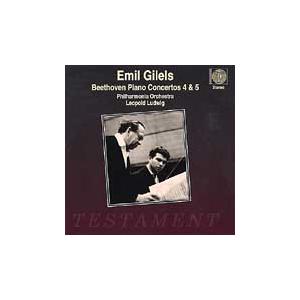 エミール・ギレリス Beethoven: Piano Concertos no 4 & 5 / Gilels, Ludwig CD-R | 