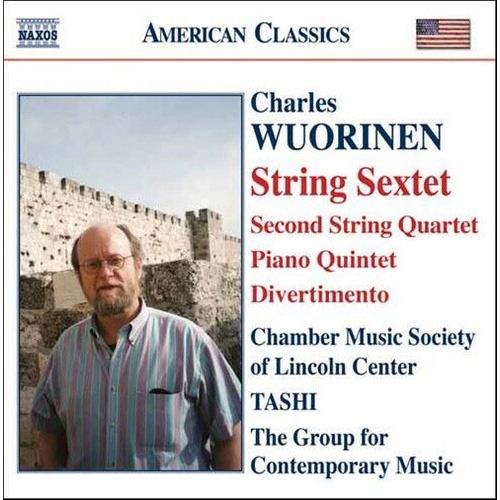 Chamber Music Society of Lincoln Center C.Wuorinen: String Sextet, Second String Quartet, Piano Quintet, Divert CD-R | 
