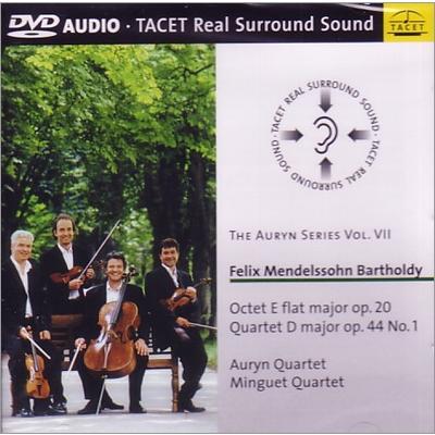 アウリン弦楽四重奏団 Mendelssohn: Quartet Op.44-1, Octet Op.20 DVD-AUDIO | 