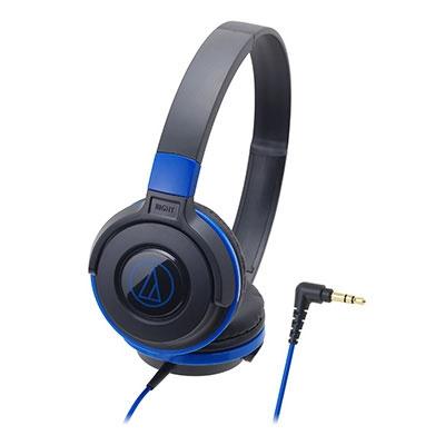 audio-technica ポータブルヘッドホン ATH-S100 Black Blue Headphone/Earphone | 