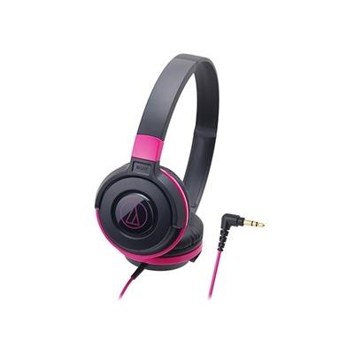 audio-technica ポータブルヘッドホン ATH-S100 Black Pink Headphone/Earphone｜tower