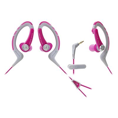 audio-technica インナーイヤーヘッドホンスポーツタイプ ATHSPORT1 Pink Headphone/Earphone | 
