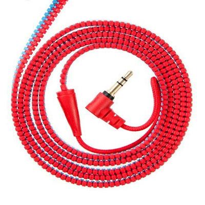 NAGAOKA ファスナーコードイヤホン P-705 Red/Blue Headphone/Earphone |  | 02