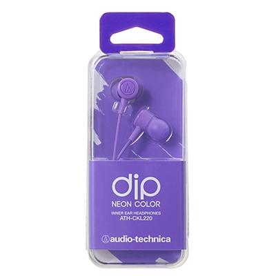 audio-technica インナーイヤーヘッドホン ATH-CKL220 Purple Headphone/Earphone |  | 01