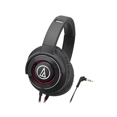 audio-technica SOLIDBASS ヘッドホン ATH-WS770/BlackRed Headphone/Earphone