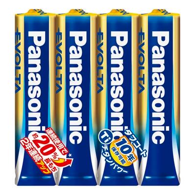 Panasonic アルカリ乾電池 エボルタ 単4形4本パック LR03EJ/4SE Accessories | 